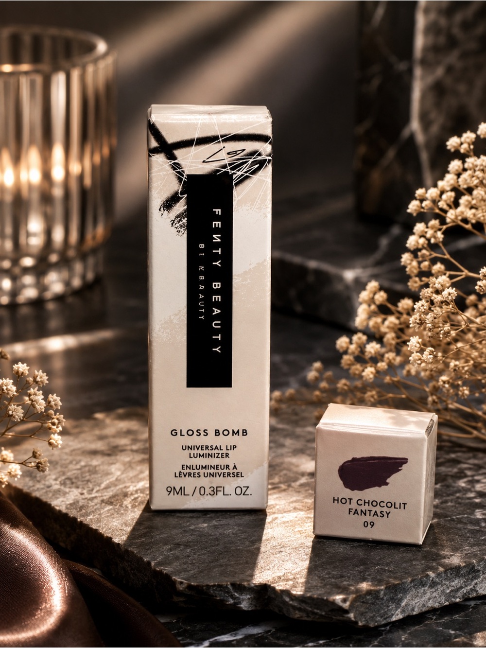 Fenty Beauty Gloss Bomb Lip Luminizer - Hot Chocolit Fantasy (Creamy Brown)